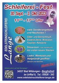 Flyer Schleiferei-Fest 2023