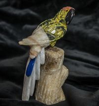 Handarbeit verschiedene Vogel-Gravuren - Peru